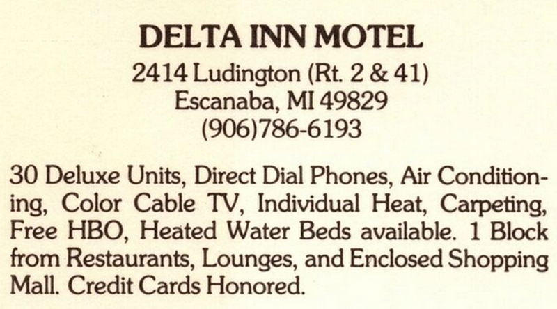 Delta Inn Motel (Tuc-Me-In Motel) - Vintage Postcard (newer photo)